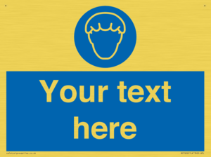 Custom Hair protection must be worn